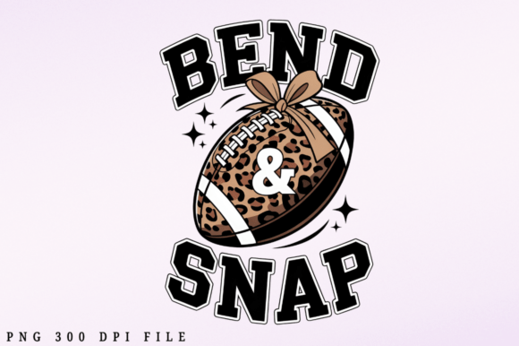 Football Bend and Snap Game Day Graphics for Crafts