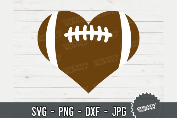 Football Heart SVG Graphics: Crafts & Branding Review