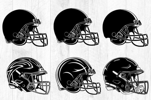 Football Helmet SVG: American Football Graphics for Crafts