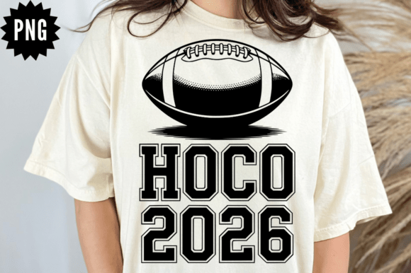 Football Hoco 2026 SVG Design for Graphics & Crafts