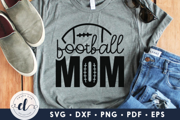 Football Mom SVG: Graphics & Crafts for Local Business Branding