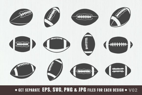 Football Svg Graphics for Local Business Crafts