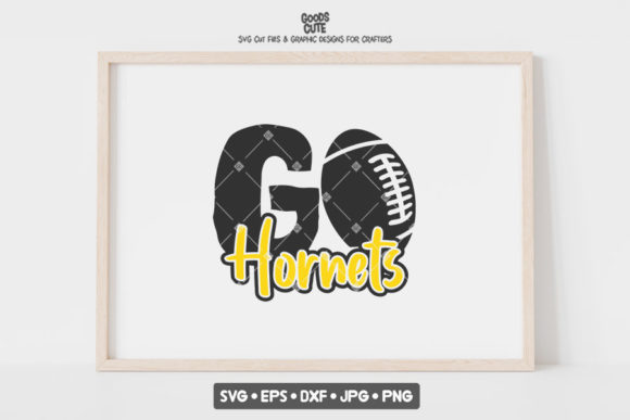 Go Hornets Football Graphics & Crafts for Branding