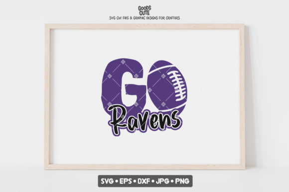 Go Ravens Football Graphics for Crafts & Digital Products