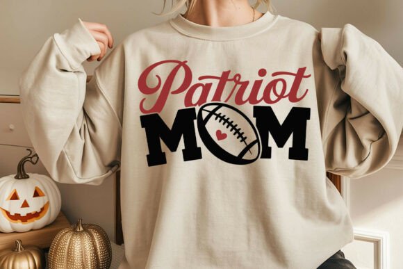 Patriots Football Mom SVG: Graphics & Crafts for Local Business Branding
