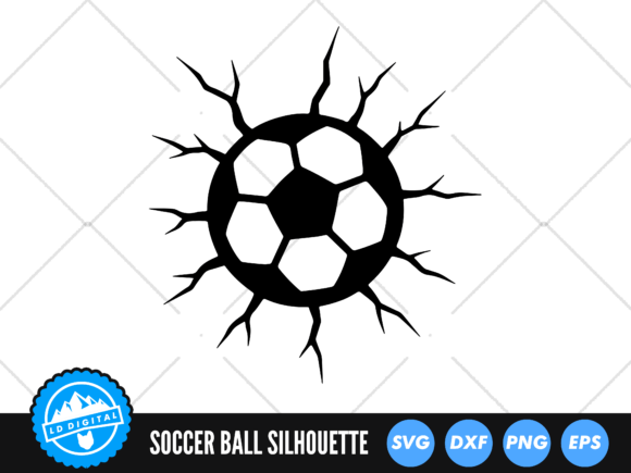 Soccer Ball SVG, Football SVG in Graphics and Crafts