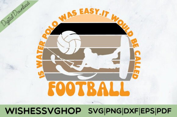 Water Polo Football SVG PNG: A Graphics Asset for Real Crafts